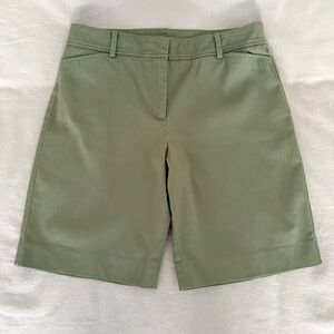 Talbots | Perfect Shorts 7” Bermuda | Olive Leaf